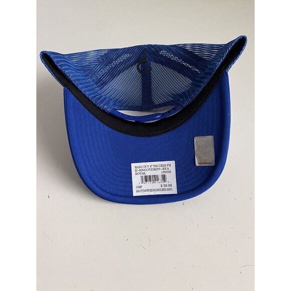 47 Brand Hang Out Tampa Bay Lightning Trucker Hat One Size Adjustable Blue White - Picture 8 of 13